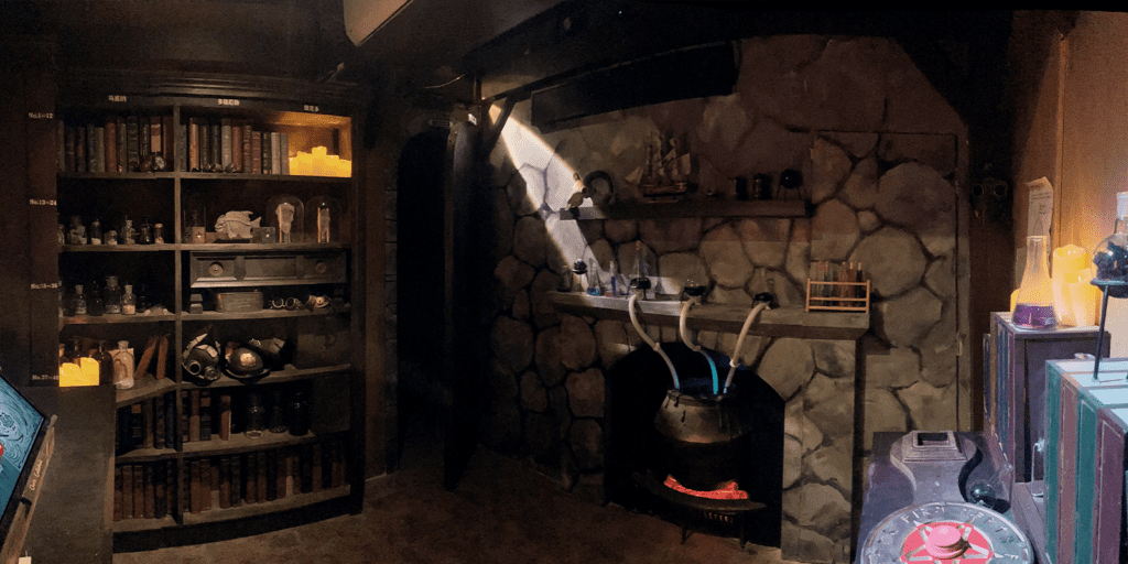 脱出ゲームのセット（暖炉と書棚の部屋）