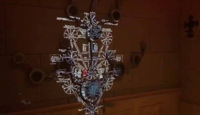 ギミックの特殊効果（投影）の一場面